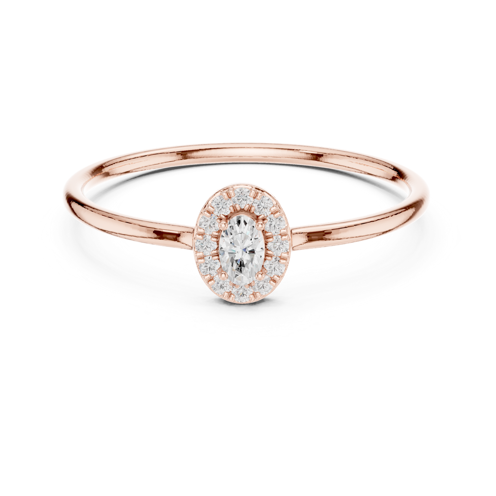 Gold Ring Ledis Ring, Rose Gold, view 4