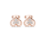 Gold Earrings 9-10036E, Rose Gold