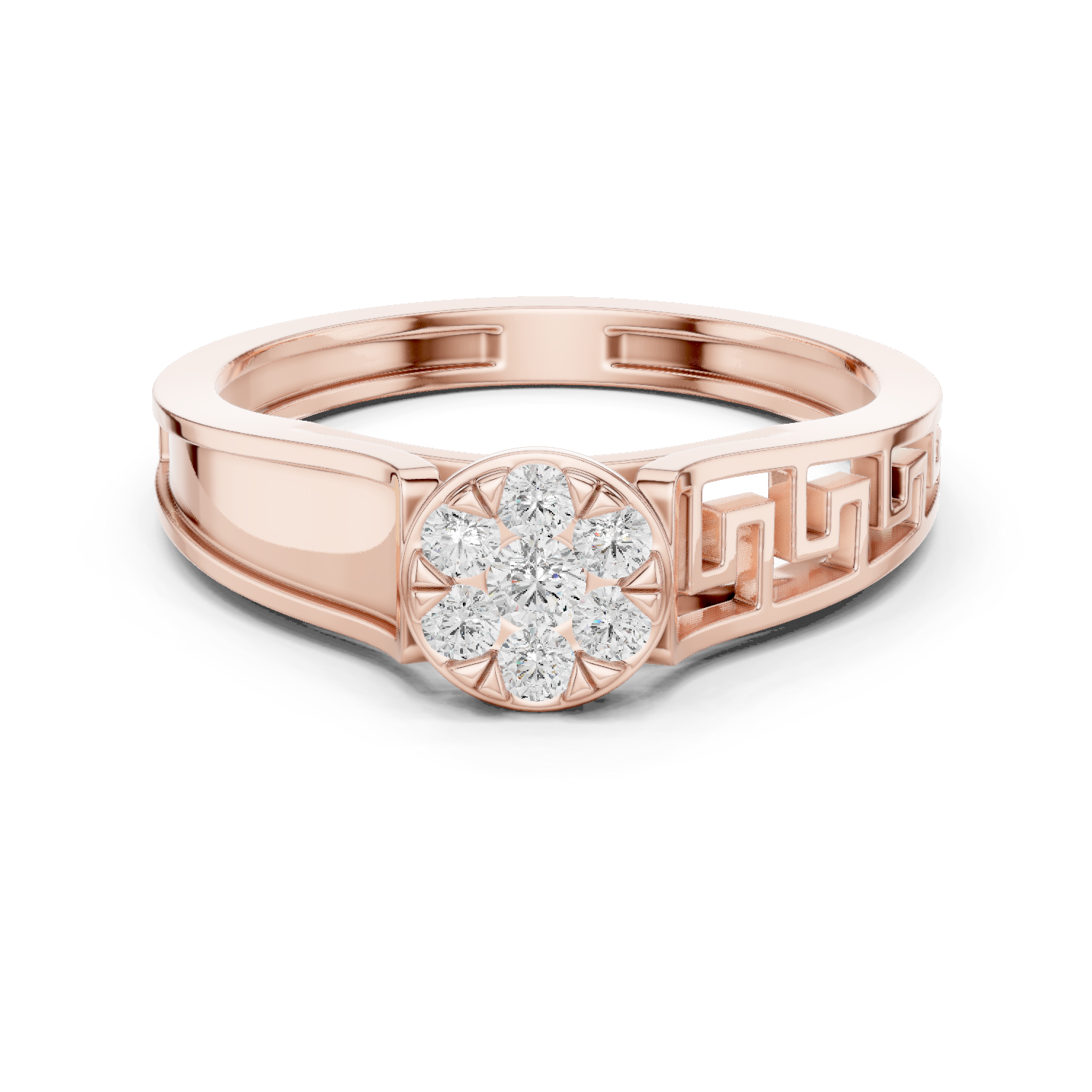 Gold Ring DDLR-825, Rose Gold