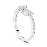 Gold Ring LR-01 (82), White Gold