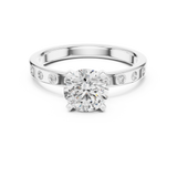 Gold Ring DDLR-189, White Gold, view 4