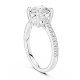 Gold Ring DDLR-882, White Gold, view 1