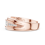 Gold Men's Ring GGR-0014, Rose Gold, view 3