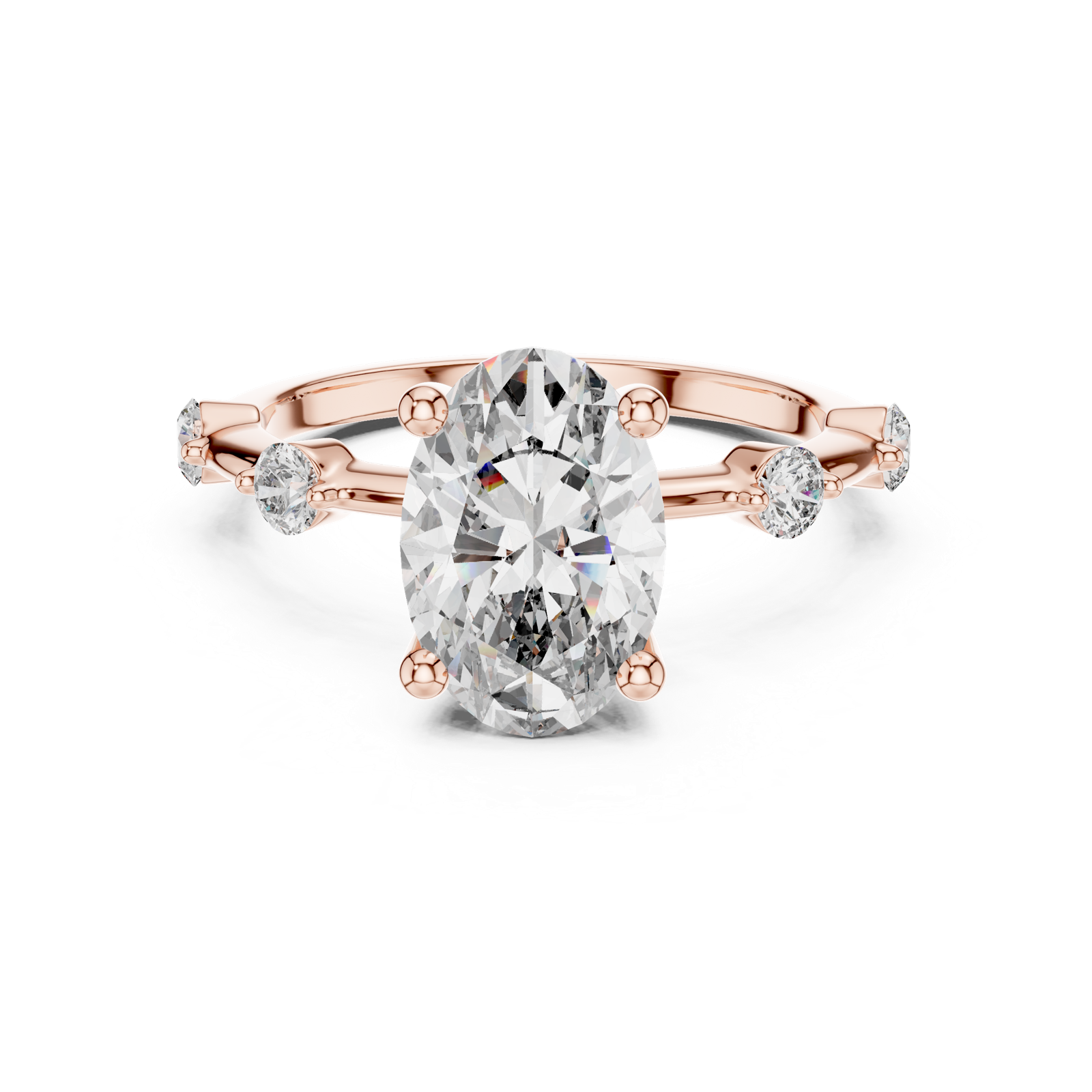 Gold Ring DDLR-056, Rose Gold