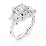 Gold Ring DDLR-746, White Gold, view 2
