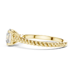 Gold Ring LR-0011, Yellow Gold, view 3