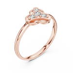 Gold Ring Ledis Ring, Rose Gold, view 2