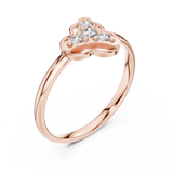 Gold Ring Ledis Ring, Rose Gold, view 2