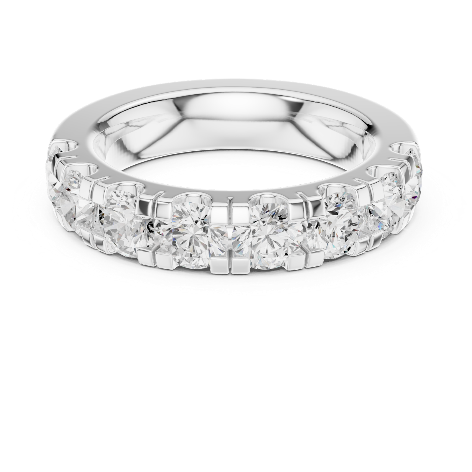 Gold Ring DDLR-602, White Gold, view 4