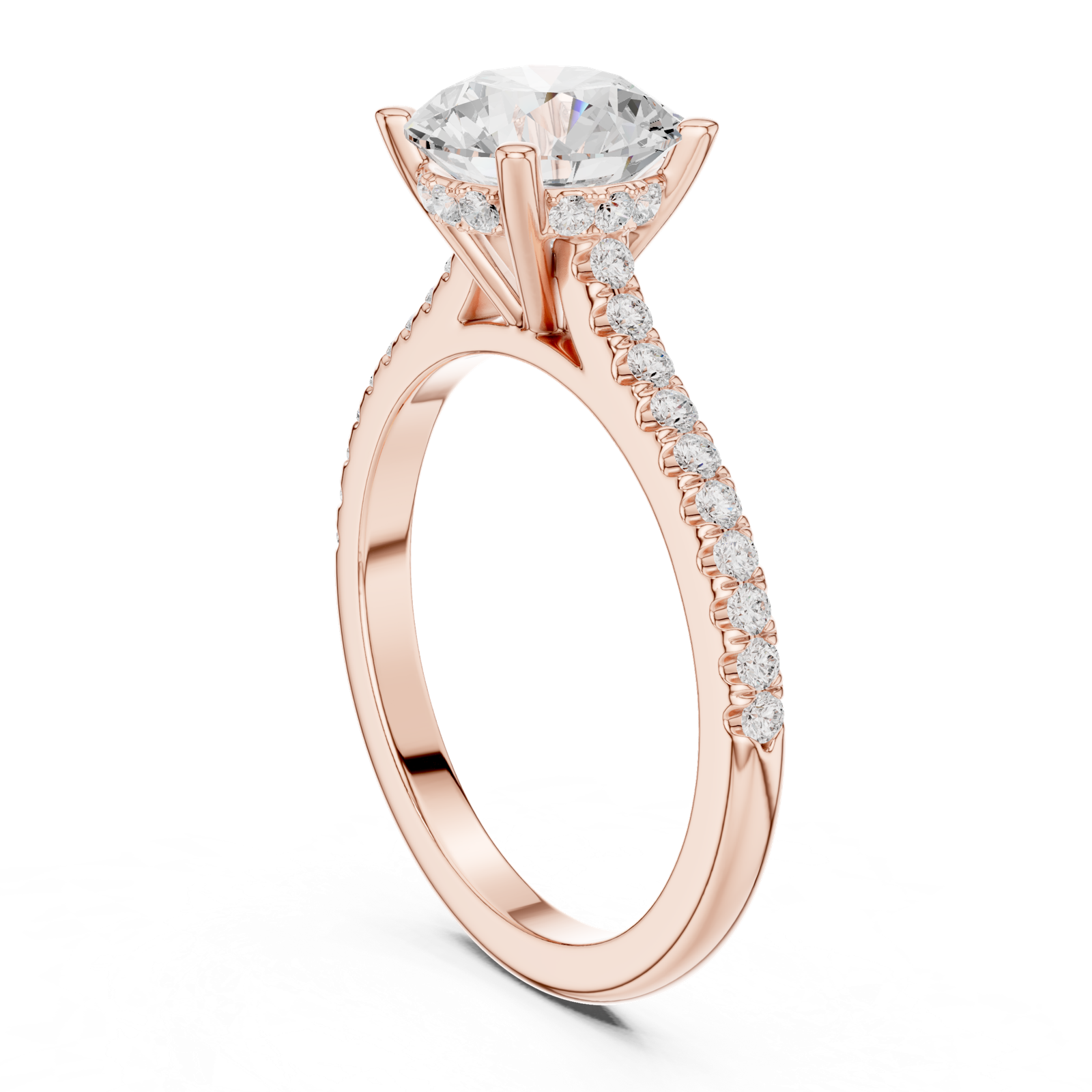 Gold Ring DDLR-1003, Rose Gold