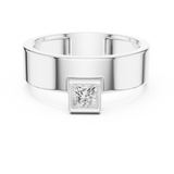 Gold Ring SBMR(2), White Gold, view 4