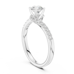 Gold Ring LR-0320, White Gold, view 1