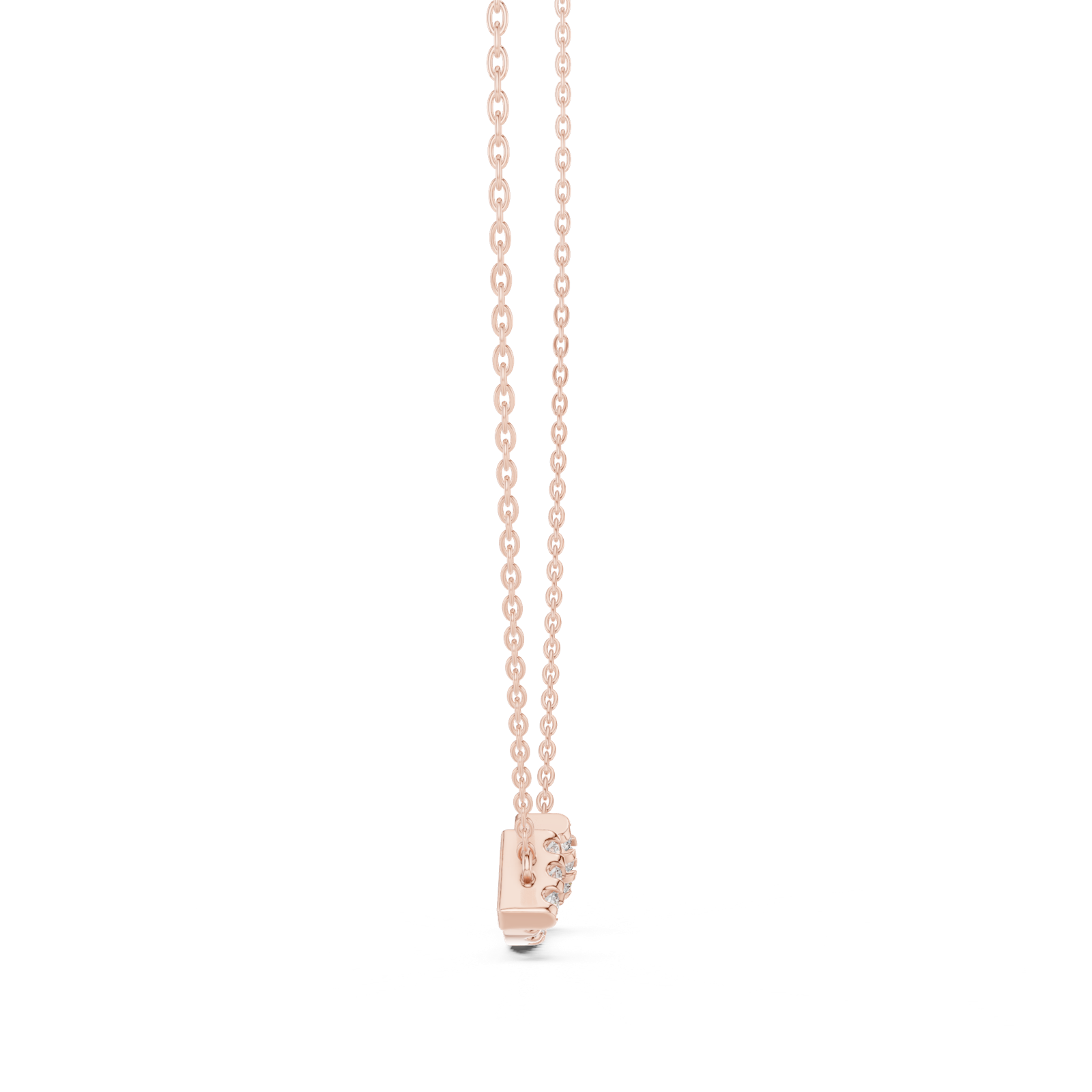 Gold Pendant GPD-0030, Rose Gold, view 3