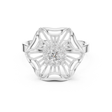 Gold Ring 1 (203), White Gold, view 4