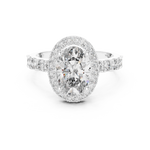 Gold Ring LR-0175, White Gold