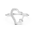 Gold Ring 12-10034@L, White Gold