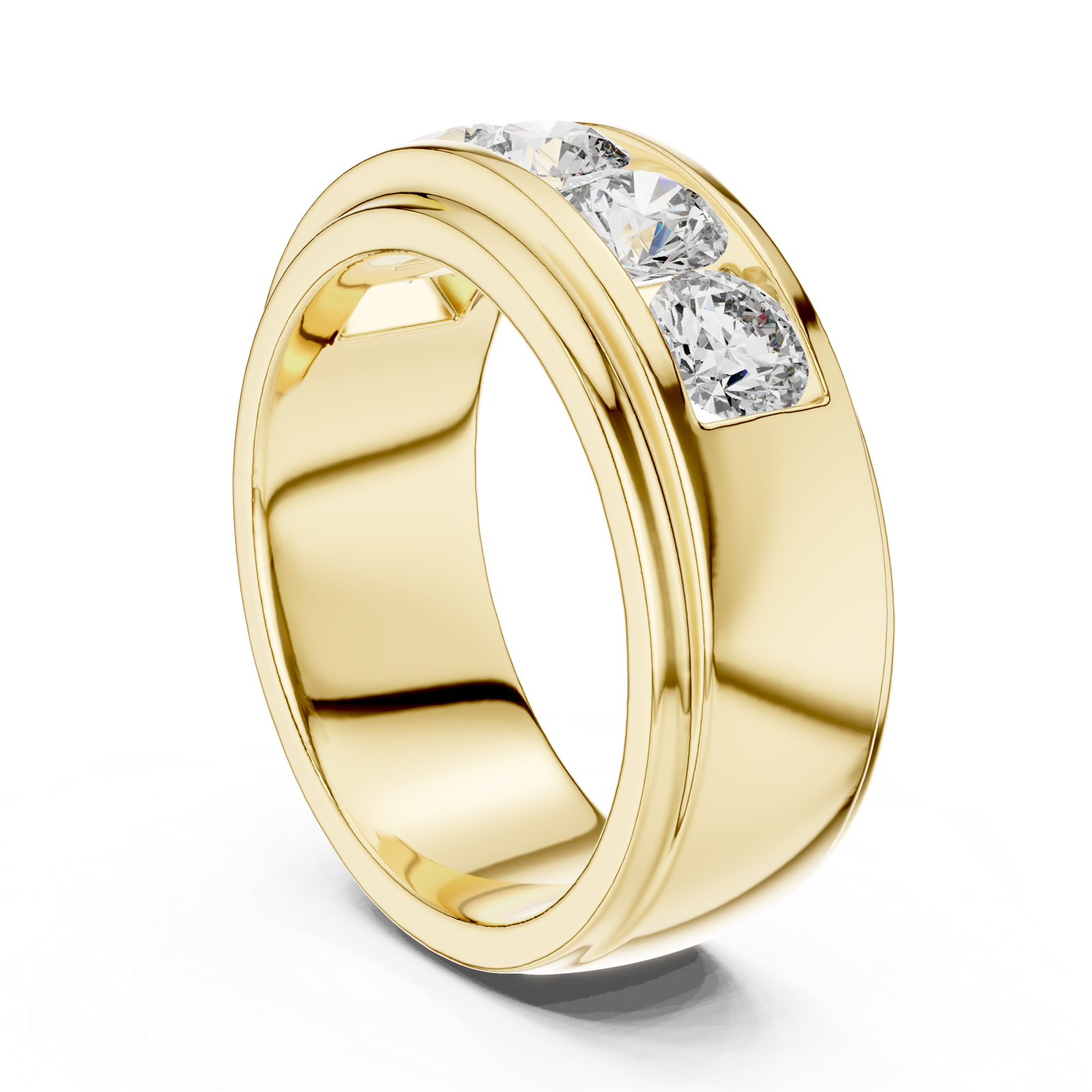 Gold Ring L03-1176, Yellow Gold