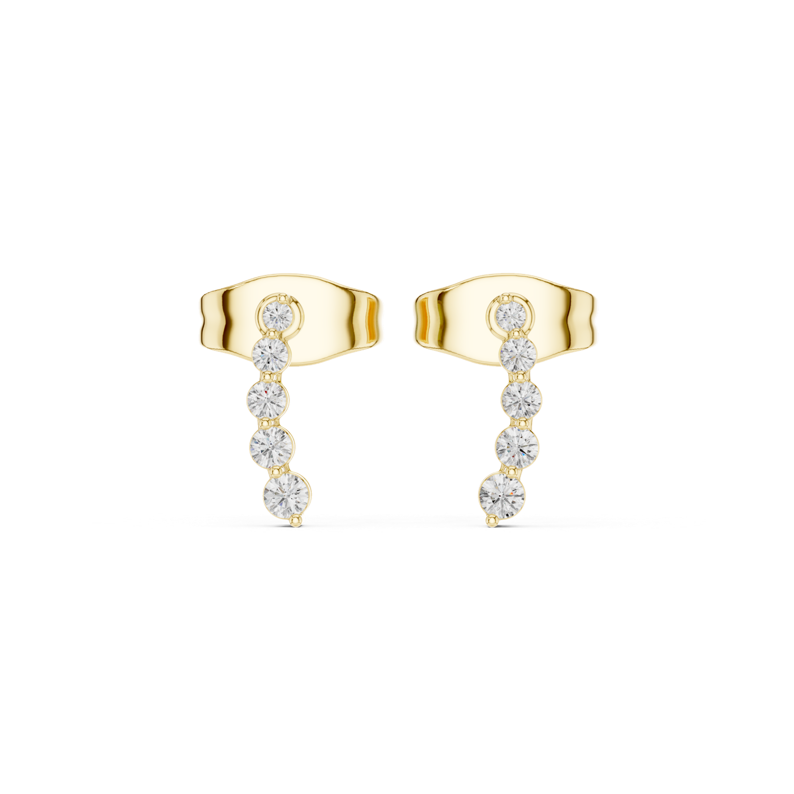 Gold Earrings SBER(32), Yellow Gold