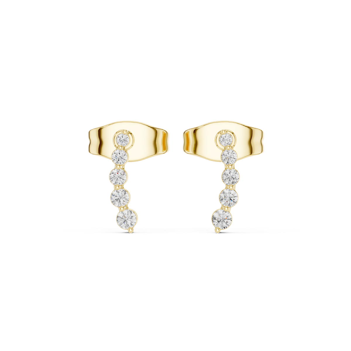 Gold Earrings SBER(32), Yellow Gold