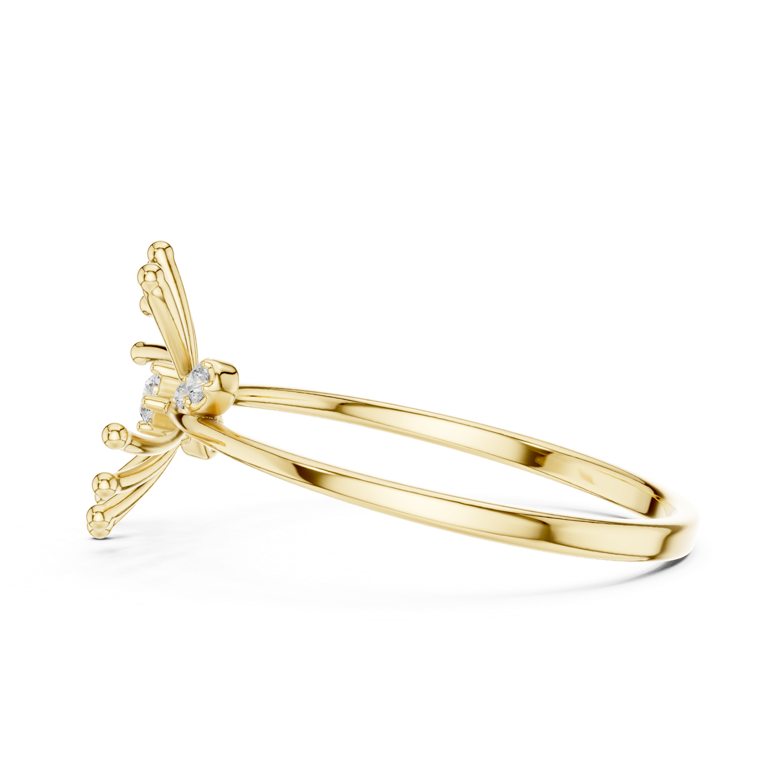 Gold Ring 1 (145), Yellow Gold, view 3