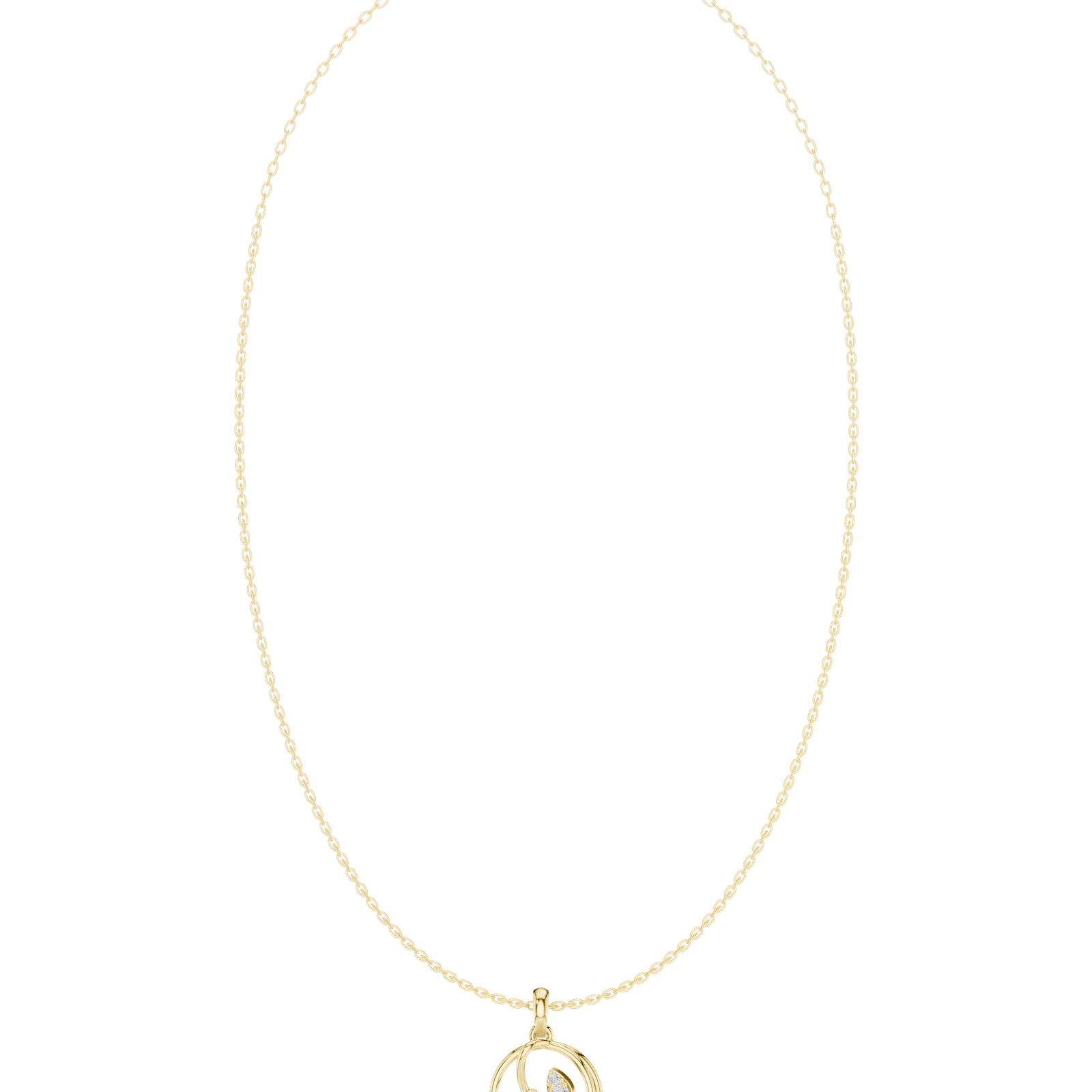Gold Necklace SBWN (45), Yellow Gold
