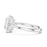 Gold Ring DDLR-700, White Gold, view 3