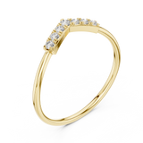 Gold Ring HLR-199, Yellow Gold, view 2