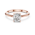 Gold Ring DDLR-501, Rose Gold, view 4