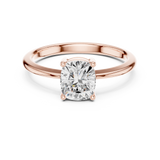 Gold Ring DDLR-501, Rose Gold, view 4
