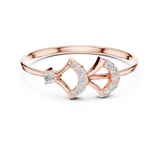 Gold Ring 1 (150), Rose Gold, view 4