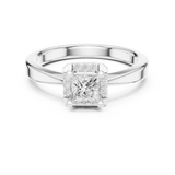 Gold Ring DDLR-492, White Gold, view 4