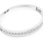 14K Solid Gold Lab Diamond Bracelet, White Gold, view 2