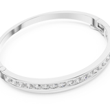 14K Solid Gold Lab Diamond Bracelet, White Gold, view 2