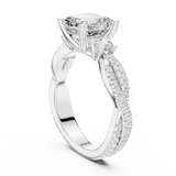 Gold Ring DDLR-1032, White Gold, view 1