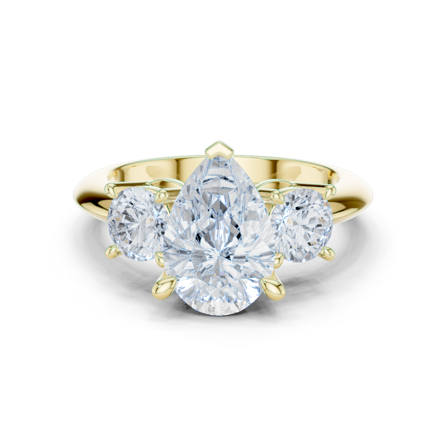 Gold Ring DDLR-903, Yellow Gold