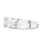 Gold Ring DDLR-825, White Gold, view 3