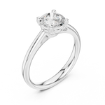 Gold Ring DDLR-630, White Gold, view 2