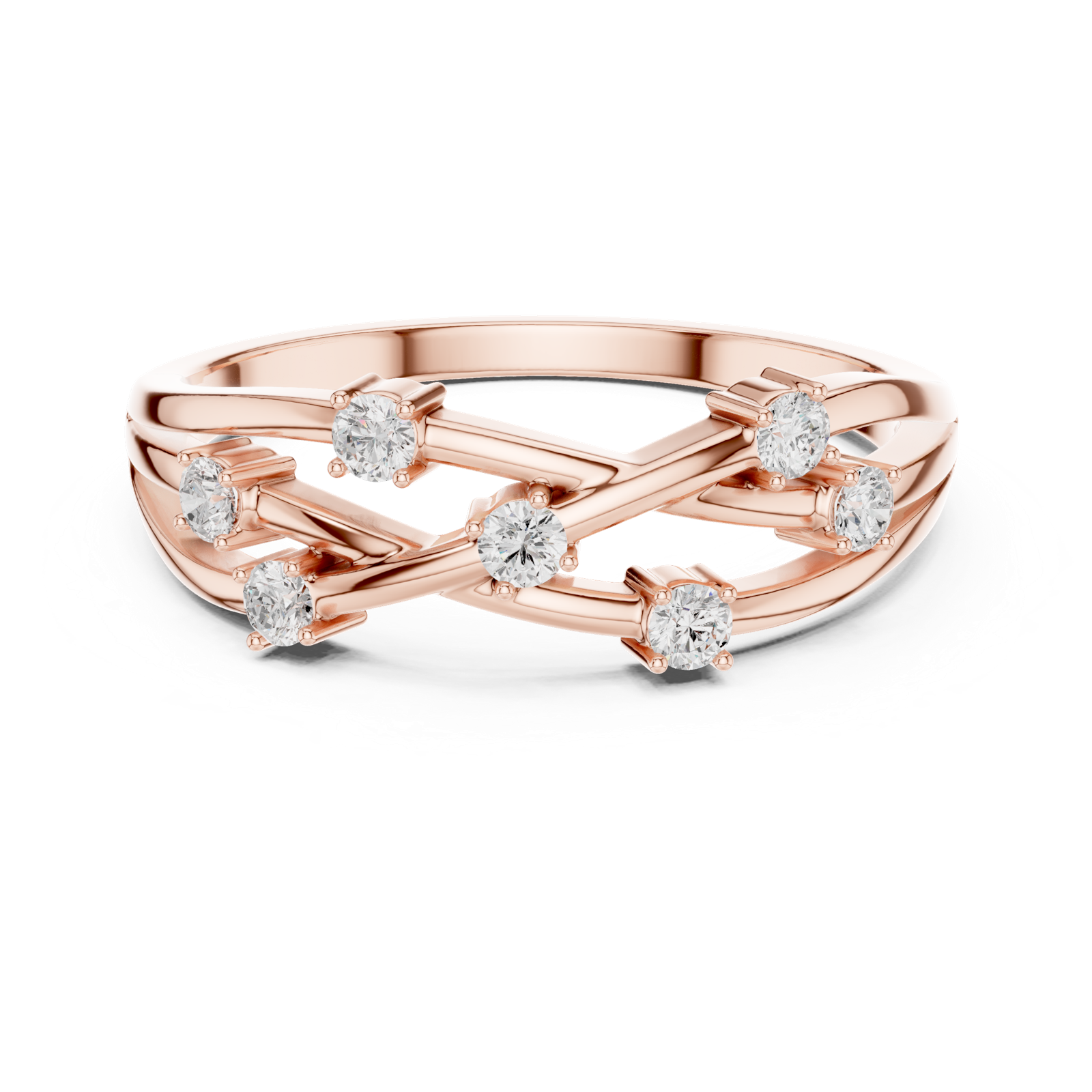 Gold Ring SBWR(44), Rose Gold