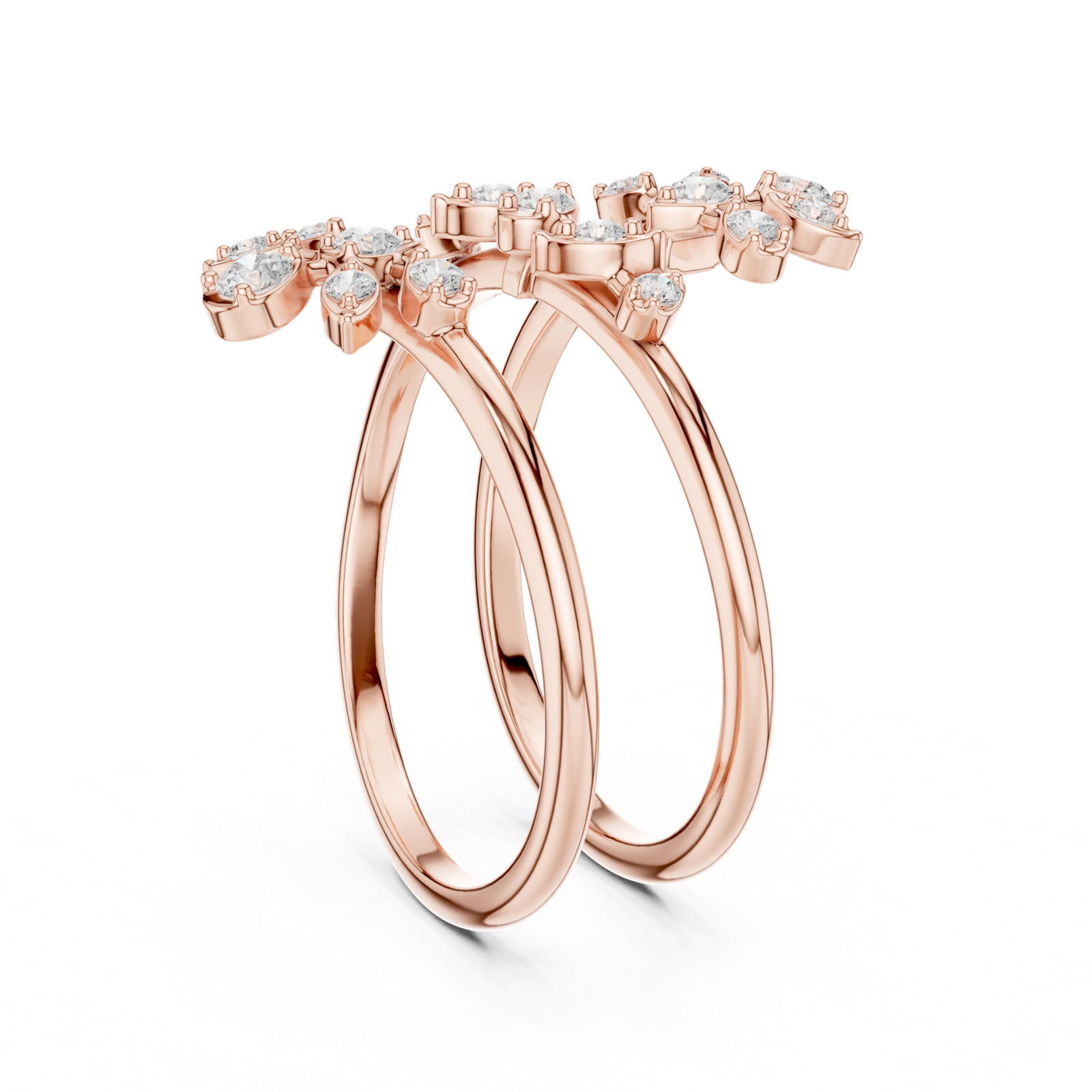 Gold Ring SBWR(60), Rose Gold, view 1