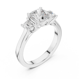 Gold Ring DDLR-265, White Gold, view 2