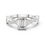 Gold Ring DDLR-1071, White Gold