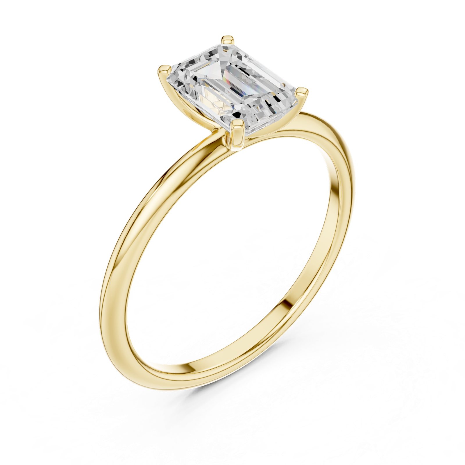 Gold Ring DDLR-1064, Yellow Gold, view 2
