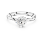 Gold Ring L03-1211, White Gold, view 4