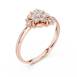 Gold Ring Ledis Ring, Rose Gold, view 2