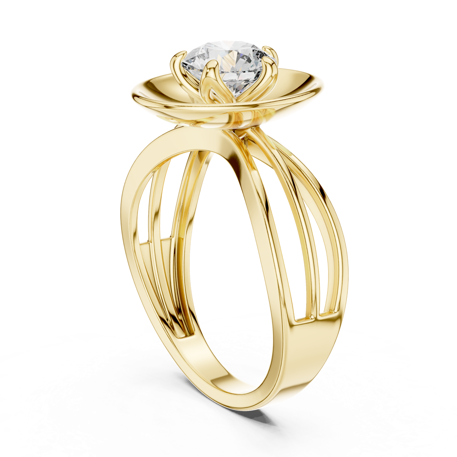 Gold Ring LR-0096, Yellow Gold