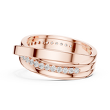 Gold Ring SBMR(41), Rose Gold, view 3