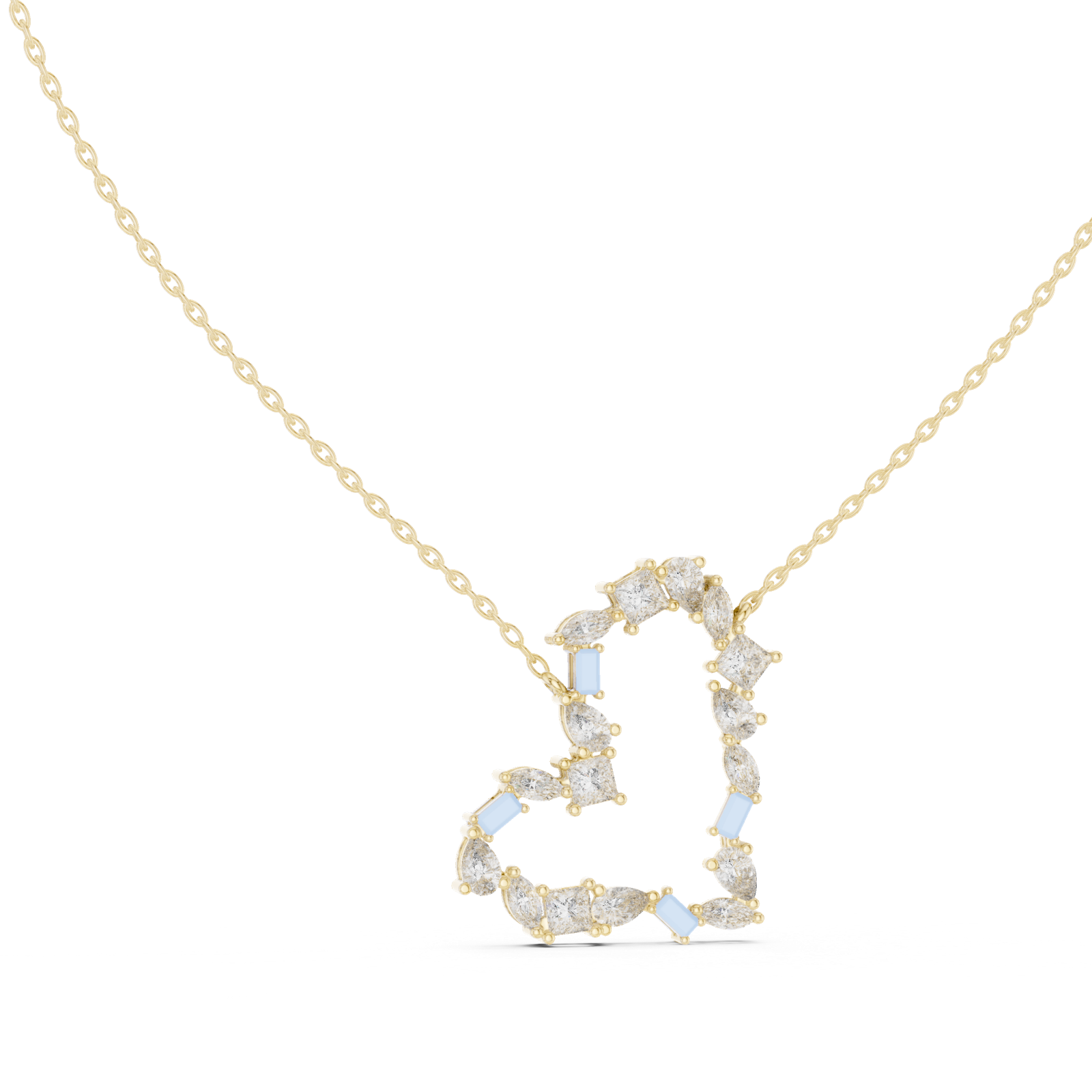 Gold Pendant GPD-0008, Yellow Gold, view 1