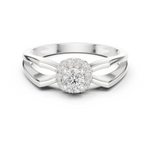 Gold Ring DDLR-837, White Gold