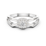 Gold Ring DDLR-837, White Gold
