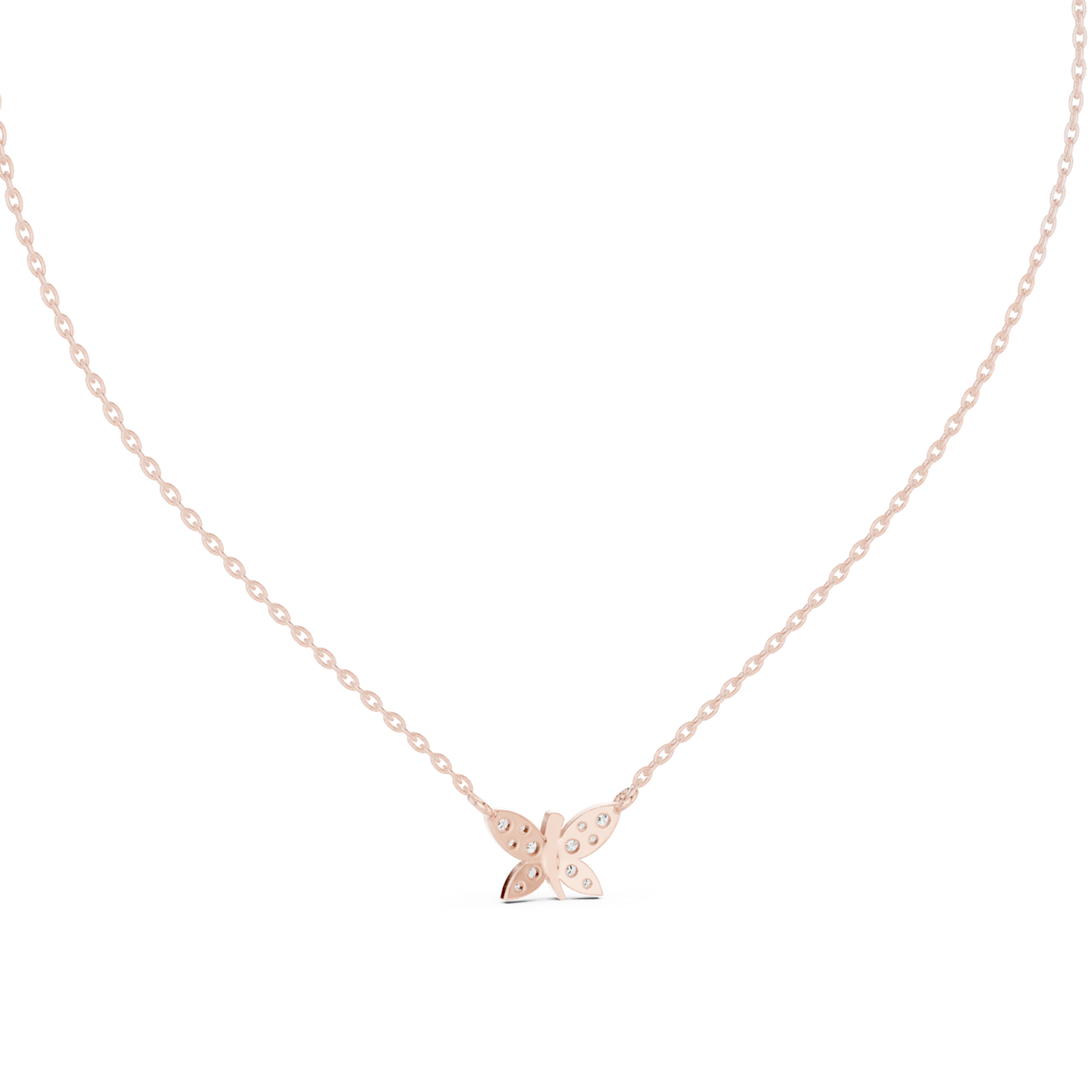Gold Pendant GPD-0010, Rose Gold, view 4